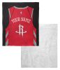 [Personalization Only] OFFICIAL NBA Jersey Silk Touch Sherpa Throw Blanket - Rockets