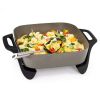 12-inch Ceramic Electric Skillet with Glass Cover