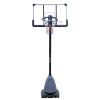 Height Adjustable 6 to 10ft Basketball Hoop 44 Inch Backboard Portable Basketball Goal System with Stable Base and Wheels, use for Outdoor