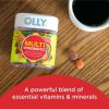 OLLY Adult Multi + Probiotic Gummy, Daily Multivitamin Supplement, Vitamin A, C, E, 70 Count