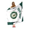 [Personalization Only] OFFICIAL MLB Jersey Personalized Silk Touch Throw Blanket - Athletics