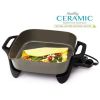 12-inch Ceramic Electric Skillet with Glass Cover
