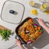 12-inch Ceramic Electric Skillet with Glass Cover